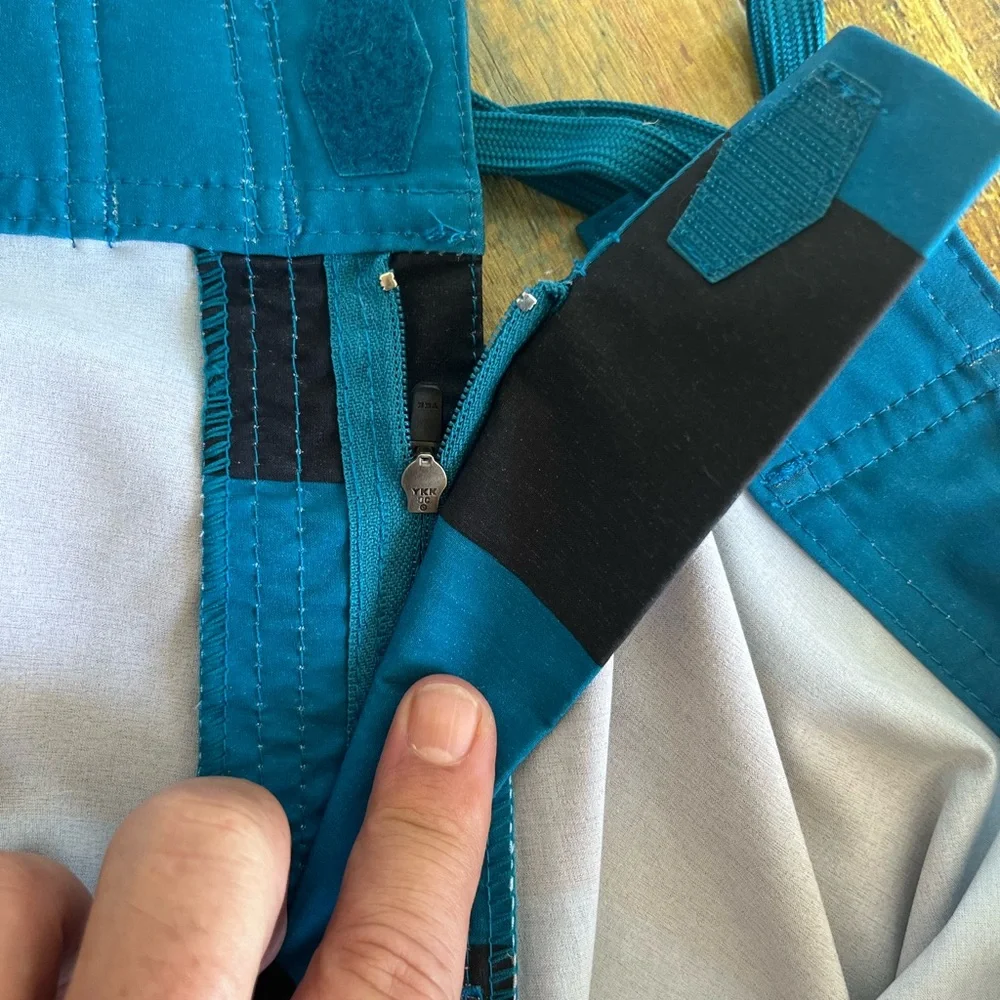 RVCA Blue and Black Board Shorts with Bold Stripes mens 34 - Picture 8 of 12